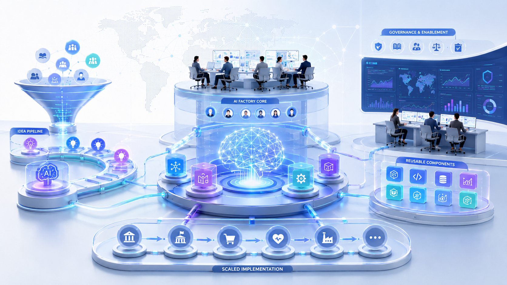 Designing an AI CoE and AI Factory for GCCs visual